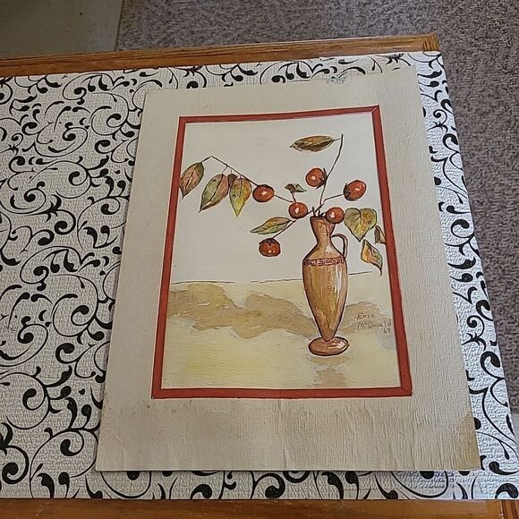 Persimmons Drawing - Picture 1 of 8